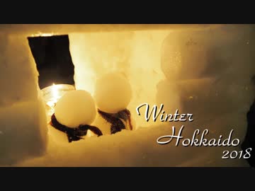 【ゆっくり】冬の北海道一人旅2018　雪あかりの夜想曲