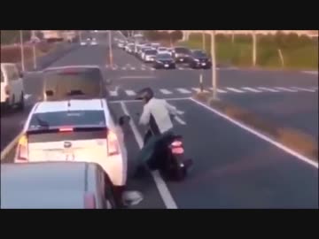 【閲覧注意】DQNヤンキーが危険運転で喧嘩を売った結果