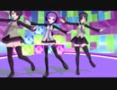 [MMD]デフォ子モデル3体が「Gravity=Reality」踊った