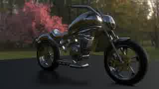 【blender2.8】Kawasaki　Vulcan_s　”途中経過”　リアルタイムレンダリング