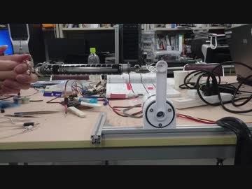 【足立レイ】新脚部用サーボトルク実験2018.2.28【アーム破壊】