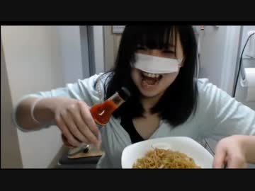 【うるん】旦那の焼きそばにデスソースを入れてみたv(・ϖ・)v【さこん】