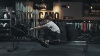 Girl Using Rowing Machine For Exercise　高橋貴子