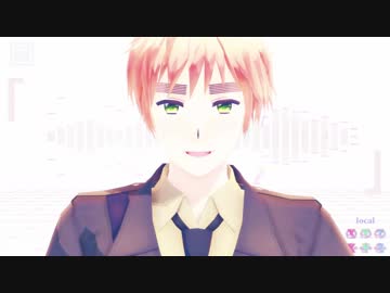 【APヘタリアMMD】眉毛なあの子と画面越しに戯れる方法【英】