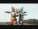 日本版不正ガシャットとホモと一緒に見る韓国版不正ガシャットゲーマー変身音＆必殺音＋α
