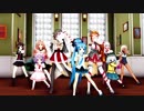 【東方MMD】【MMD】【MMD艦これ】アイのシナリオ　ミク榛名ちびレミリア時雨ちびこいし呂500他 1080pぬるぬる