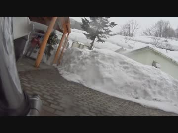 山形自動車道下り　寒河江SA～月山PA　2018/3/11
