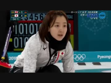 【カーリング】平昌五輪3位決定戦【BGM有】