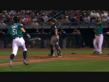 イチロー四球で初出塁＆得点　快足飛ばして生還