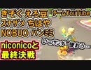 マリオカート8DX実況者フレ戦 ニコニコvsYouTube(スナザメ視点3GP)