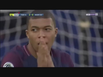 怪物ムバッペ ≪17-18リーグアン：第31節≫ パリ・サンジェルマン vs アンジェ