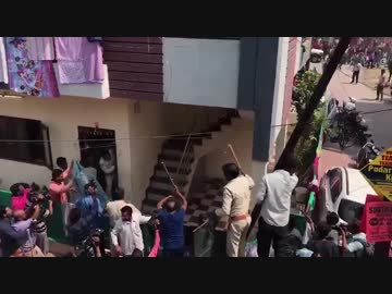 インド住宅地で野生ヒョウの大捕物　少なくとも住民3人けが