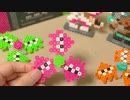 [アイロンビーズ]高速回転！まわるイカ！スプラトゥーンのイカのハンドスピナー作ってみた！（ゆっくり）