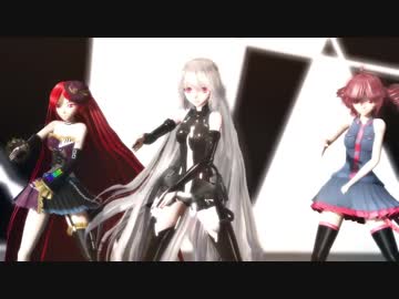 MMD/UTAUカバー　健音テイ、波音リツ、重音テト　ヒバナ