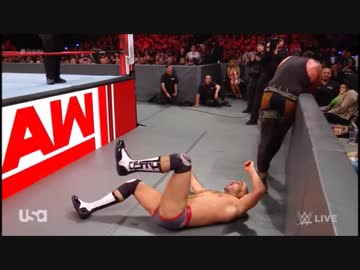 【WWE】ブラウン・ストローマンvsセザーロ【RAW 3.19】