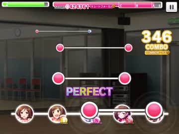 【デレステ】キラッ！満開スマイル (MASTER+) ALL PERFECT【譜面確認】