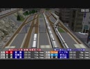【A列車で行こう9】平面交差のある駅、南陽白波駅　午前ダイヤ定点観測