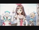 【MMD】キズナアイ・ミライアカリ・電脳少女シロでBREEZE【1080P】