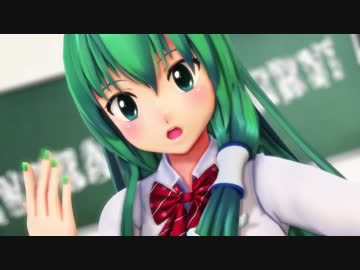 【東方MMD】JK早苗さんでLUVORATORRRRRY!【1080p】