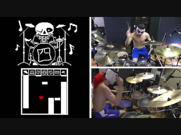 【アンダーテール】Megalovania を激しく叩いてみた！- Undertale -