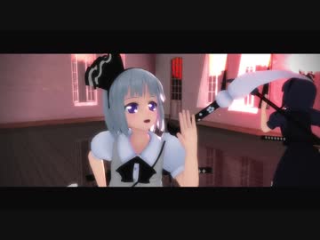 【魂魄妖夢】白妖夢と黒妖夢で少女未遂