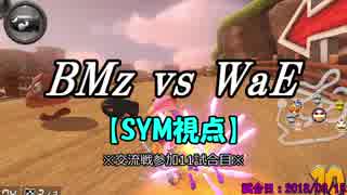【マリカ８DX】交流戦 BMz vs WaE（SYM視点）【11試合目】
