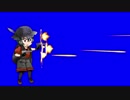 銃を撃つ黒かばんちゃんBB