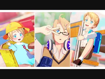 【APヘタリアMMD】脱法ロック＋α【米】