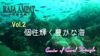 「個性輝く、豊かな海」【RAJA AMPAT 奇跡の唄】Vol.2