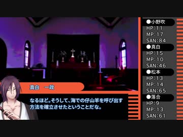 【クトゥルフ神話TRPG】黒い航跡～第四話【大正CoC】