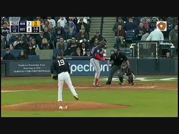 2018.3.24 【このマー君を待っていた】　肘が上がったマー君　レッドソックス 戦