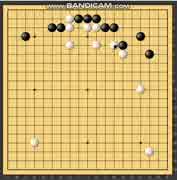 野狐囲碁8級対局時の棋譜2018-03-28