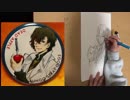 腐女子が文ストDEADAPPLEの太宰治描いてみたｗ（アナログ）