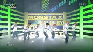 【k-pop】몬스타엑스(MONSTA X) - 미쳤으니까(Crazy in Love) + JEALOUSY  뮤직뱅크 (MusicBank) 180330