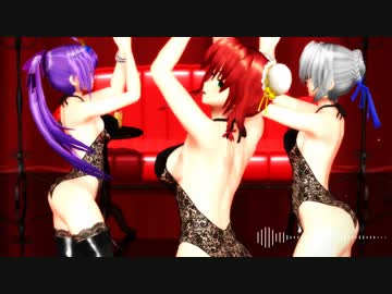 【第20回MMD杯Ex】チーム黒水着（レース）で　SCREAM