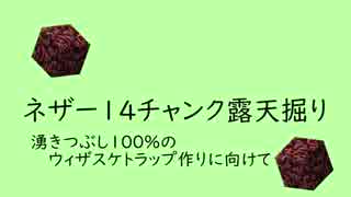 【Minecraft整地祭2018】ネザー１４チャンク露天掘り！！