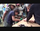 【葛城市公園まつり：屋敷山公園】水鉄砲作りをして、遊ぶあい❤お出かけ　イベント　のこぎり　キリ　工作