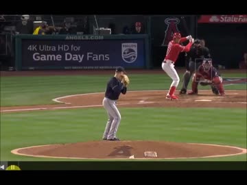 大谷翔平　３ランホームラン２０１８年４月４日