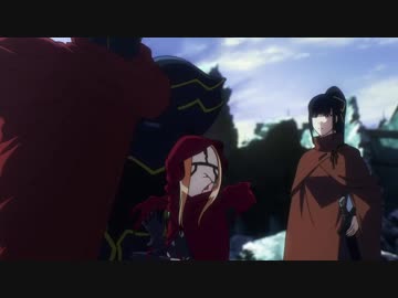 モモンに抱きつくイビルアイ
