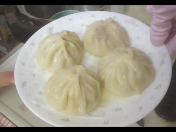 【ホタテ風味】小籠包を作ってみた【ゼラチン不使用】