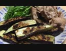 茄子の豚みそ焼き・豚肉炒めを添えて　～奄美大島出張編～【簡単ボッチめし】