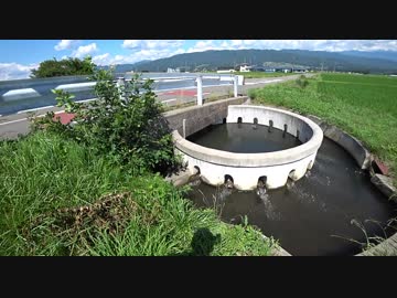 西天竜幹線水路円筒分水工群⑥（長野県上伊那郡南箕輪村）