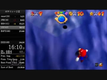 ほころび　ガチリレー２区　24:16
