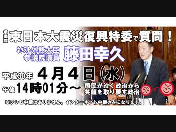 2018_04_04　参議院東日本大震災復興特別委員会
