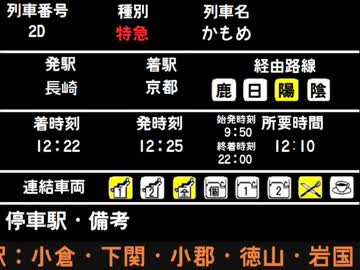 気まぐれ鉄道小ネタPART220-1　国鉄博多駅に発着する列車【始発～13：00】