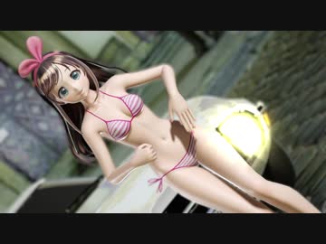 【MMD】ビキニのキズナアイとミライアカリで「スイートマジック」【紳士向け】