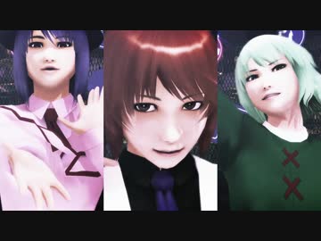 【東方MMD】東方電撃娘で「SCREAM」【そばかす式】