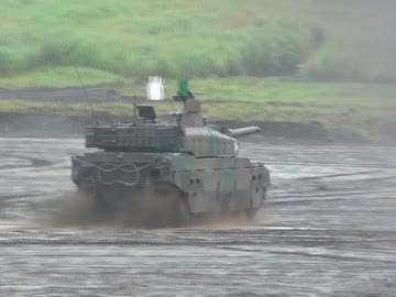 2013.8.25　富士総合火力演習　10式戦車（オリジナル画質版）