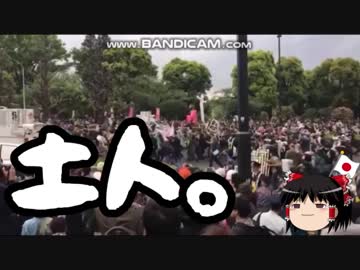 【ゆっくり保守】結局暴徒と化したデモ隊、逮捕者も。