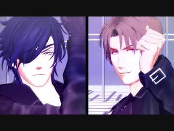 【MMD刀剣乱舞】HYBRID【長谷部・燭台切/お着替え】